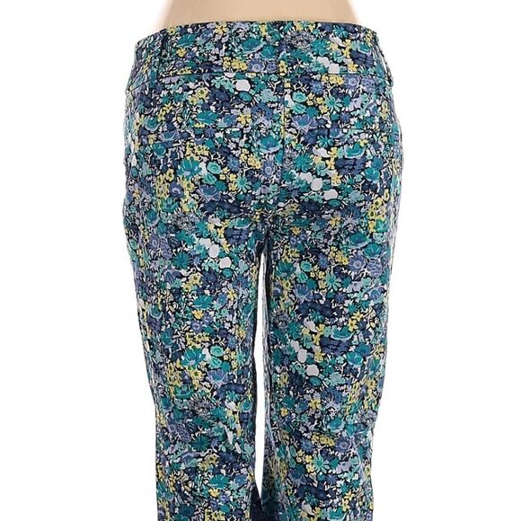 LOFT Khakis Floral Cropped - Picture 5 of 7